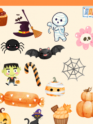 Juego Imprimible "busca y encuentra" Halloween para peques