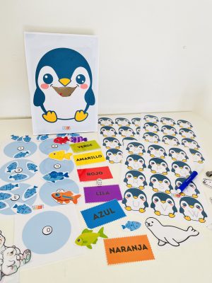 Imprimible actividades "Pingüinos"